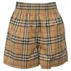 Archive beige House Check stretch-cotton high-waist shorts