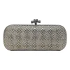 Argento studded snakesin leather Knot minaudière
