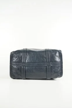 Balenciaga black leather Bazar shopper bag