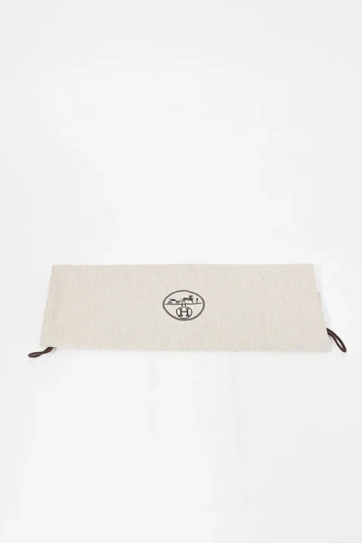 Bamboo Togo leather and 'Brides De Gala En Desordre' Toile Plume 32 handbag