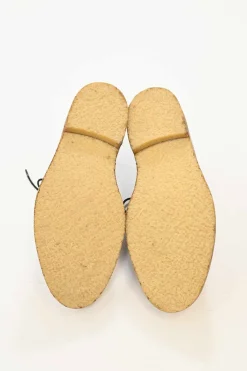 Beidge Suede Laser Cut Laced Chelsea Ankle Boots