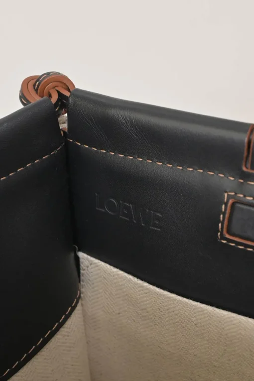 Beige Anagram canvas jacquard and leather Cushion tote
