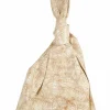 Beige cracked pattern leather 'Twist' bag