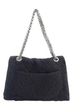 Black 2.55 Wool 24h Shoulder Bag