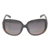 Black acetate and tinted polycarbonate oversized DiorGraphix3 F square sunglasses