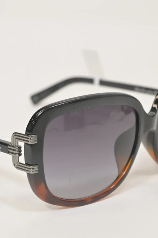 Black acetate and tinted polycarbonate oversized DiorGraphix3 F square sunglasses
