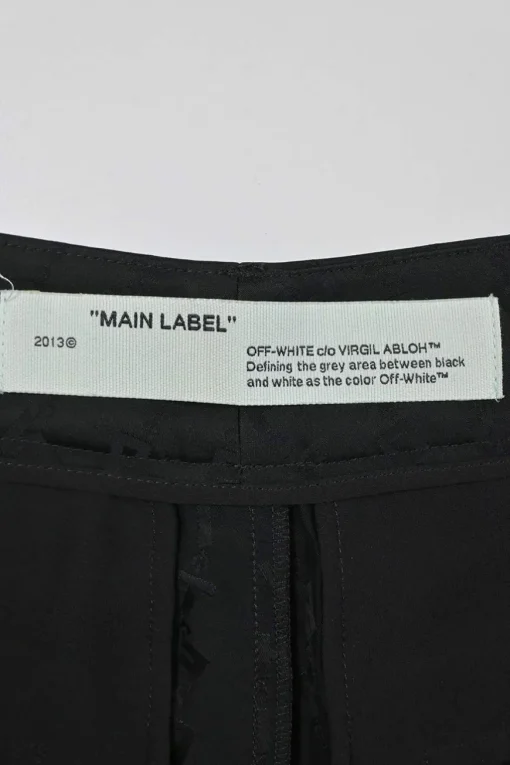 Black acetate-blend logo jacquard tailored shorts