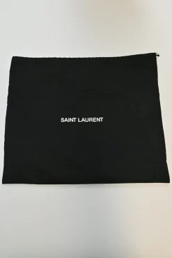 Black and beige fabric-bonded leather and raffia Loulou Bandana flap bag with brass hardware