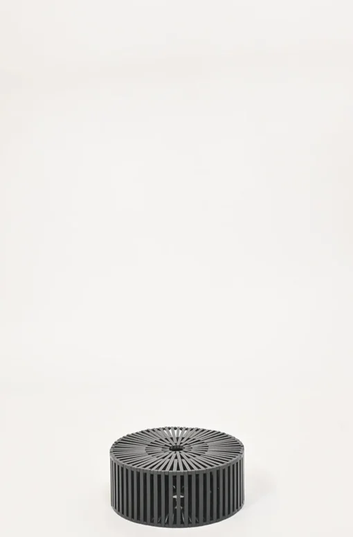 Black and brown acrylic Luna crossbody bag