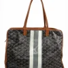Black and Brown Canvas Sac Hardy Pet Carrier Tote Bag