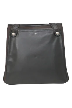 Black and brown Evercolor leather and Toile Officier Mrs. Hippie shoulder bag