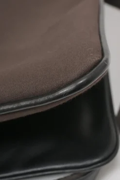 Black and brown Evercolor leather and Toile Officier Mrs. Hippie shoulder bag