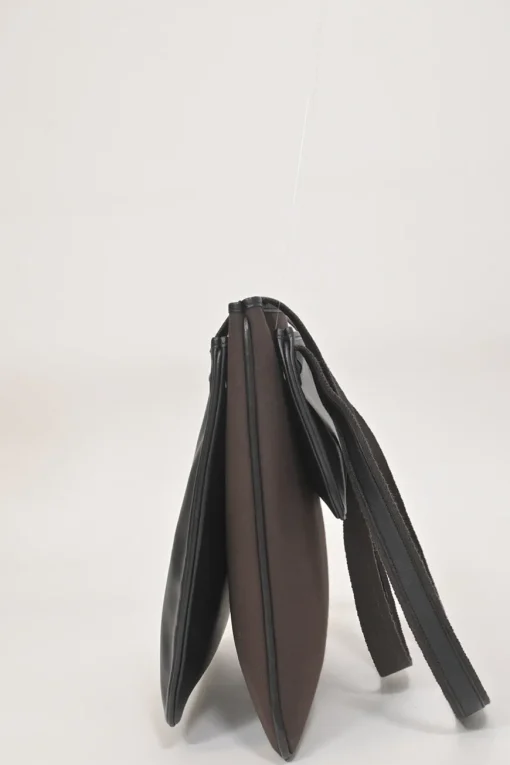 Black and brown Evercolor leather and Toile Officier Mrs. Hippie shoulder bag
