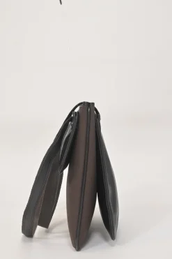 Black and brown Evercolor leather and Toile Officier Mrs. Hippie shoulder bag