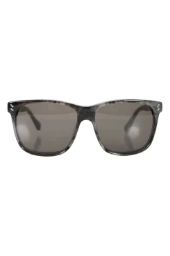 Black and grey acetate sunglasses