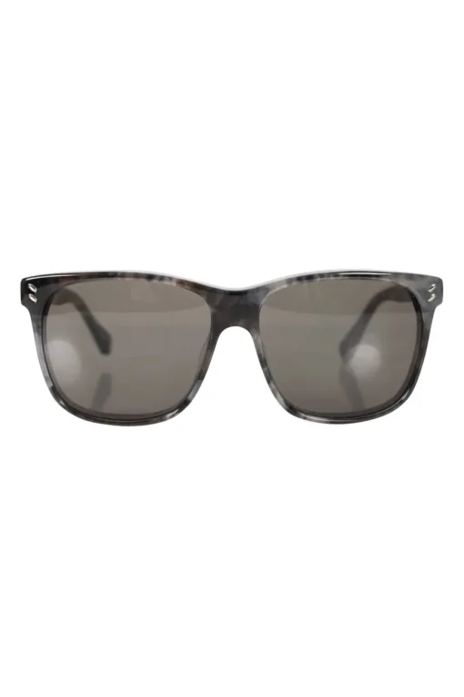 Black and grey acetate sunglasses