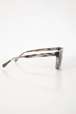 Black and grey acetate sunglasses