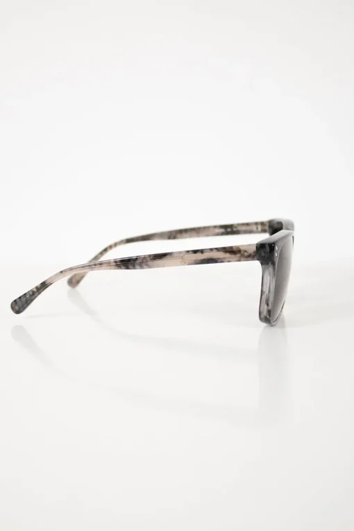 Black and grey acetate sunglasses