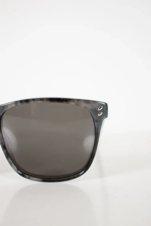 Black and grey acetate sunglasses