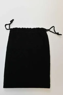 Black and white beaded silk short tassel drop clip earrings