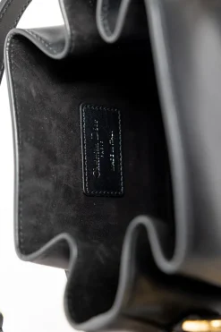 Black calfskin C'est Dior medium bag