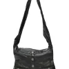 Black calfskin Girl Chanel shoulder bag with Coco Mark shank buttons