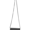Black caviar leather Sevruga wallet on chain