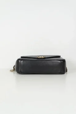 Black Chanel Coco chevron envelope and camera case crossbody bag with detachable wallet from 2016 Cruise Collection