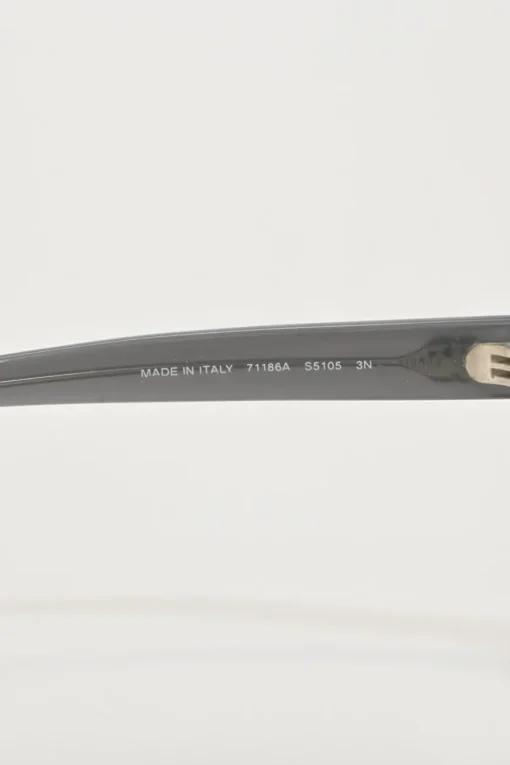 Black clear acetate cat eye sunglasses