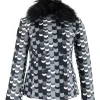 Black coat with ruff in 38 IT