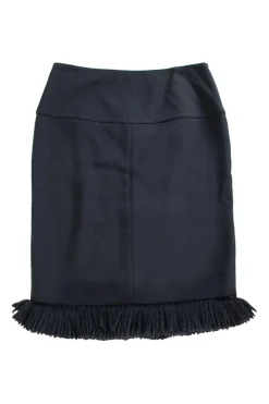 Black Cotton Skirt