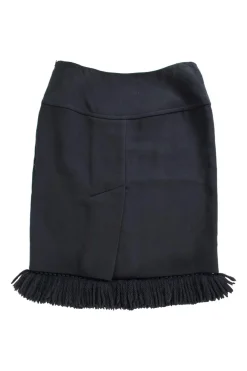 Black Cotton Skirt