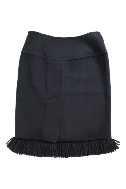 Black Cotton Skirt