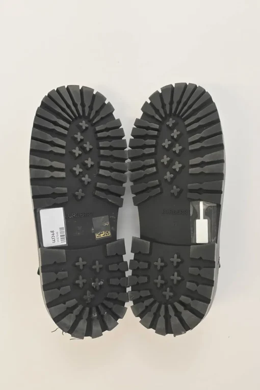 Black croc-embossed leather and rubber Aldwych T-Bar lug sole flatform Mary Jane pumps