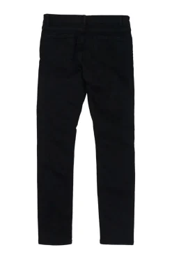 Black double-face sequin-embellished cotton-blend low-rise Priscilla skinny jeans