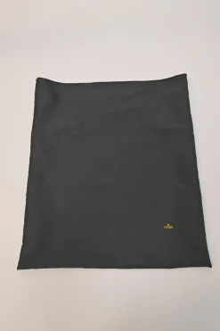 Black floral-embossed leather East West Boston bag