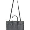 Black leather Classic Small Sac de Jour accordion shoulder bag