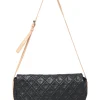 Black matelassé caviar leather Reissue 2.55 Messenger Flap shoulder bag with silver-tone aged ruthenium hardware