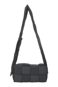 Black padded nylon Tech Cassette shoulder bag