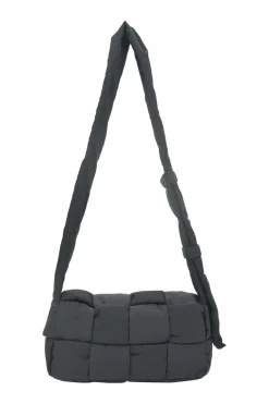 Black padded nylon Tech Cassette shoulder bag