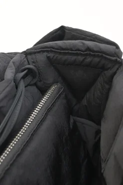 Black padded nylon Tech Cassette shoulder bag