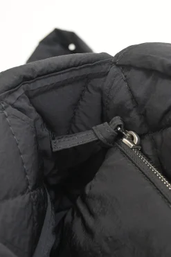 Black padded nylon Tech Cassette shoulder bag
