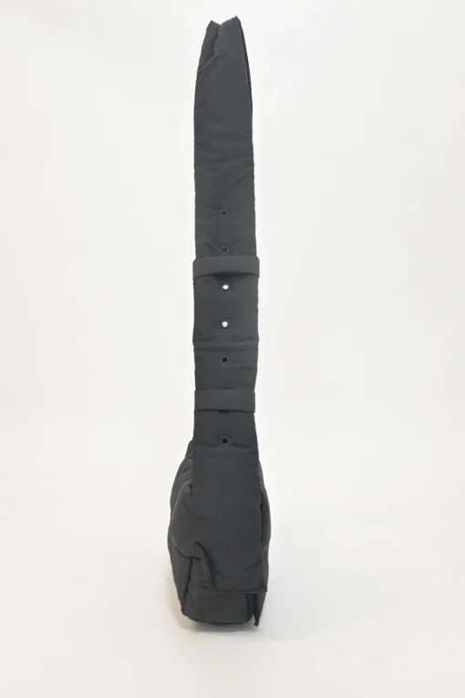 Black padded nylon Tech Cassette shoulder bag