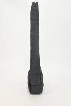 Black padded nylon Tech Cassette shoulder bag