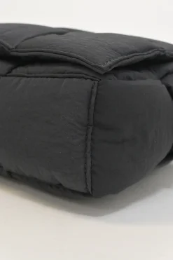 Black padded nylon Tech Cassette shoulder bag