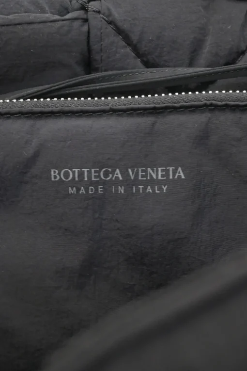 Black padded nylon Tech Cassette shoulder bag