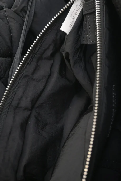 Black padded nylon Tech Cassette shoulder bag