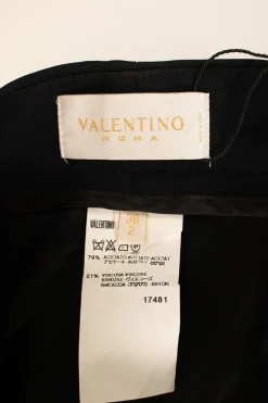Black pants with side lace