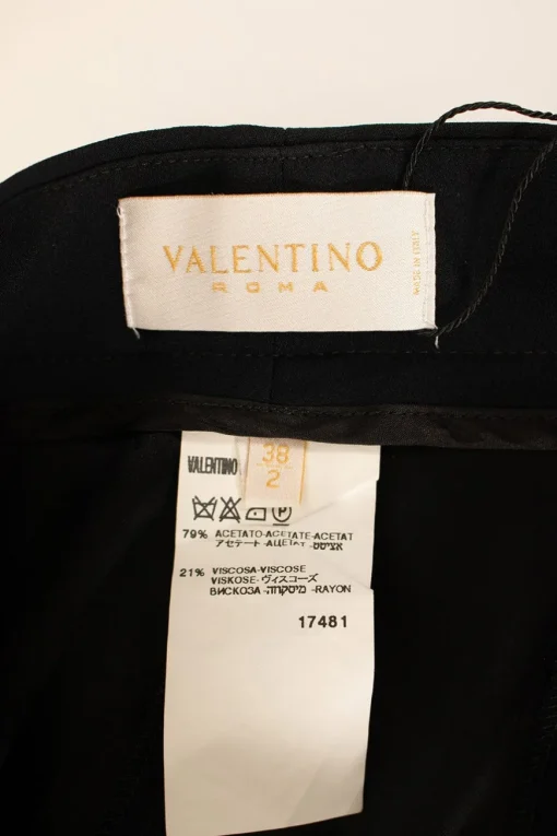 Black pants with side lace