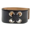 Black patent leather waist belt